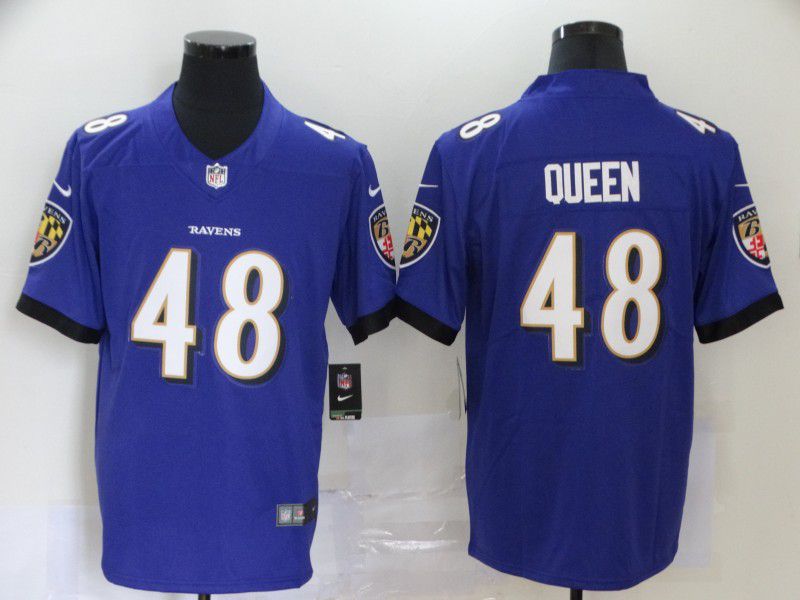 Men Baltimore Ravens 48 Queen Purple Nike Vapor Untouchable Stitched Limited NFL Jerseys